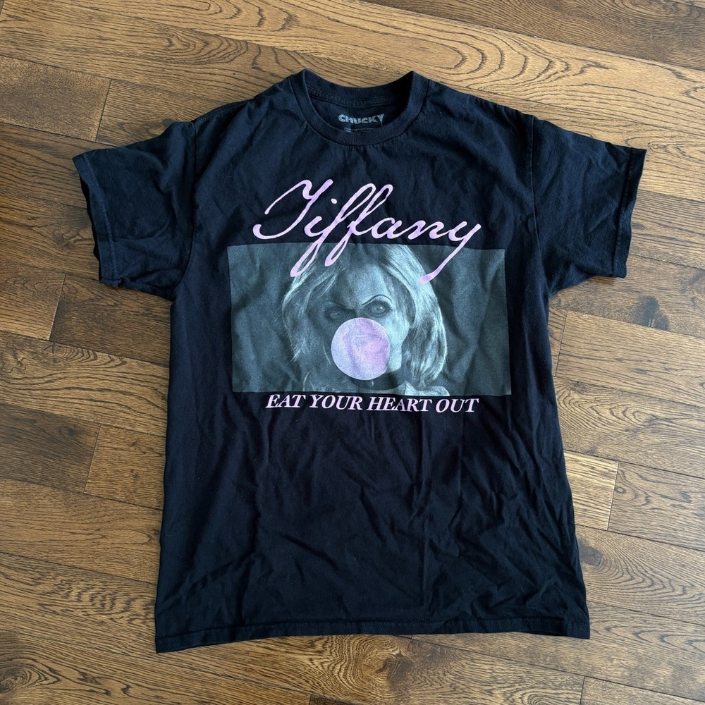 Hybrid Apparel Chucky Black T-Shirt “Tiffany” Size Medium